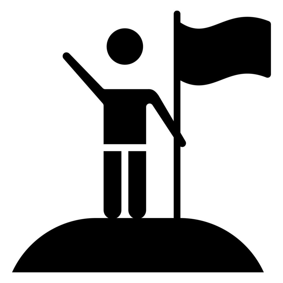 Conqueror Symbol icon line illustration vector