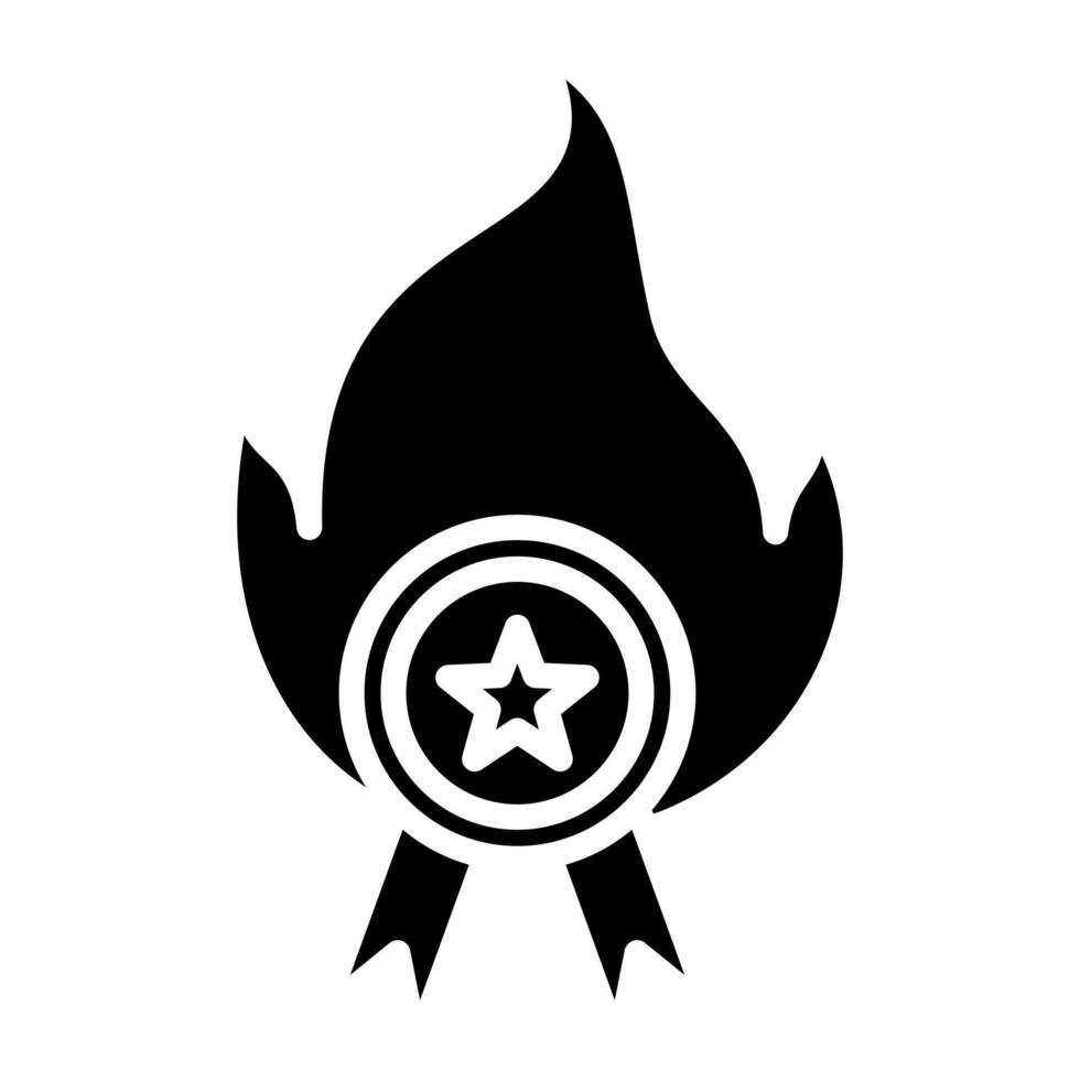 Winning Spirit icon line illustration vector