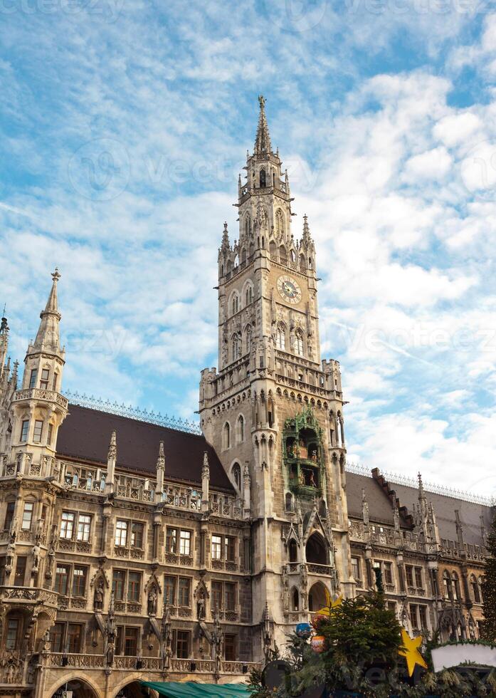 New city hall at Marienplatz Munich photo