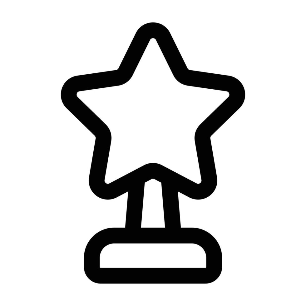 Simple Award icon. The icon can be used for websites, print templates, presentation templates, illustrations, etc vector