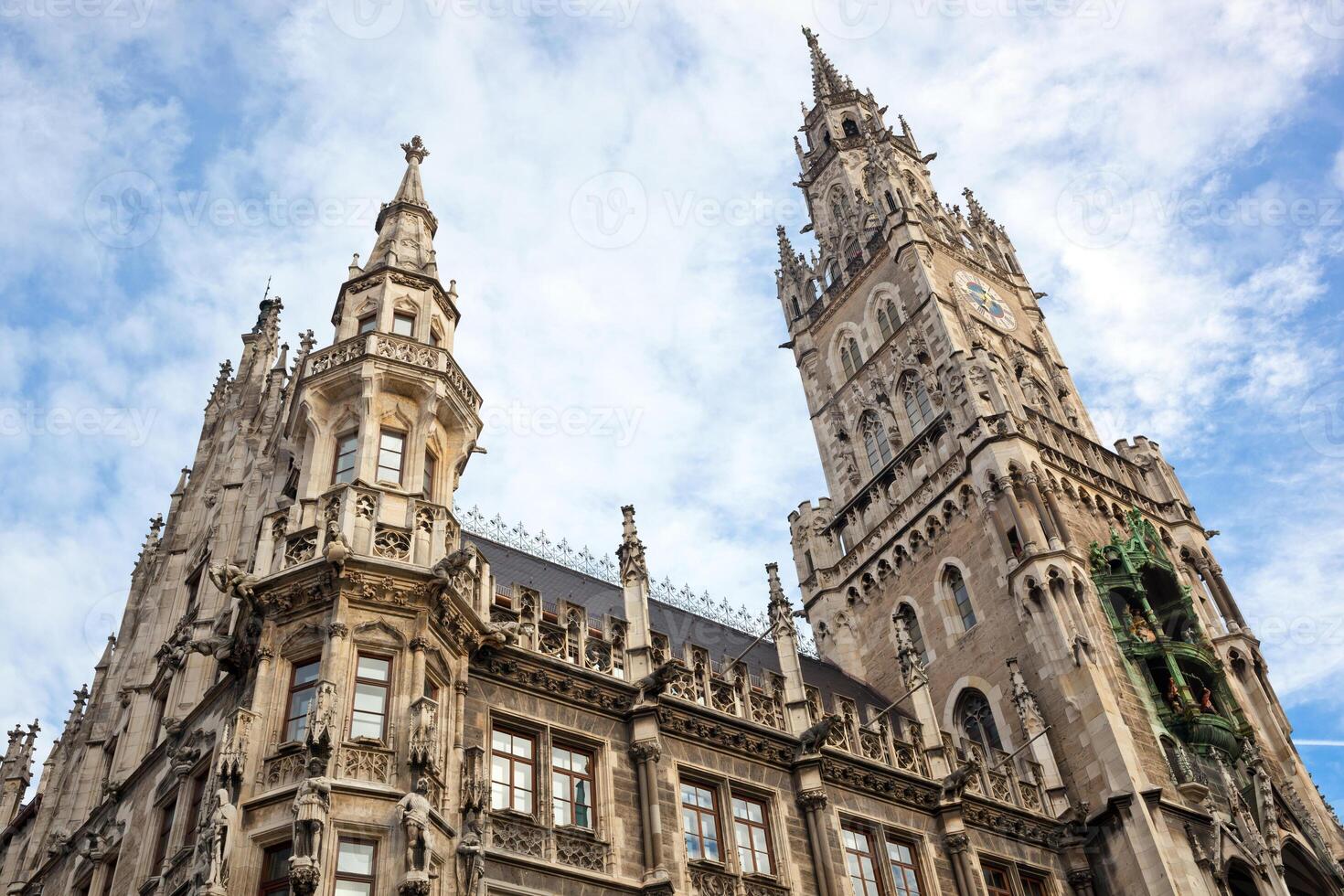 New city hall at Marienplatz Munich photo