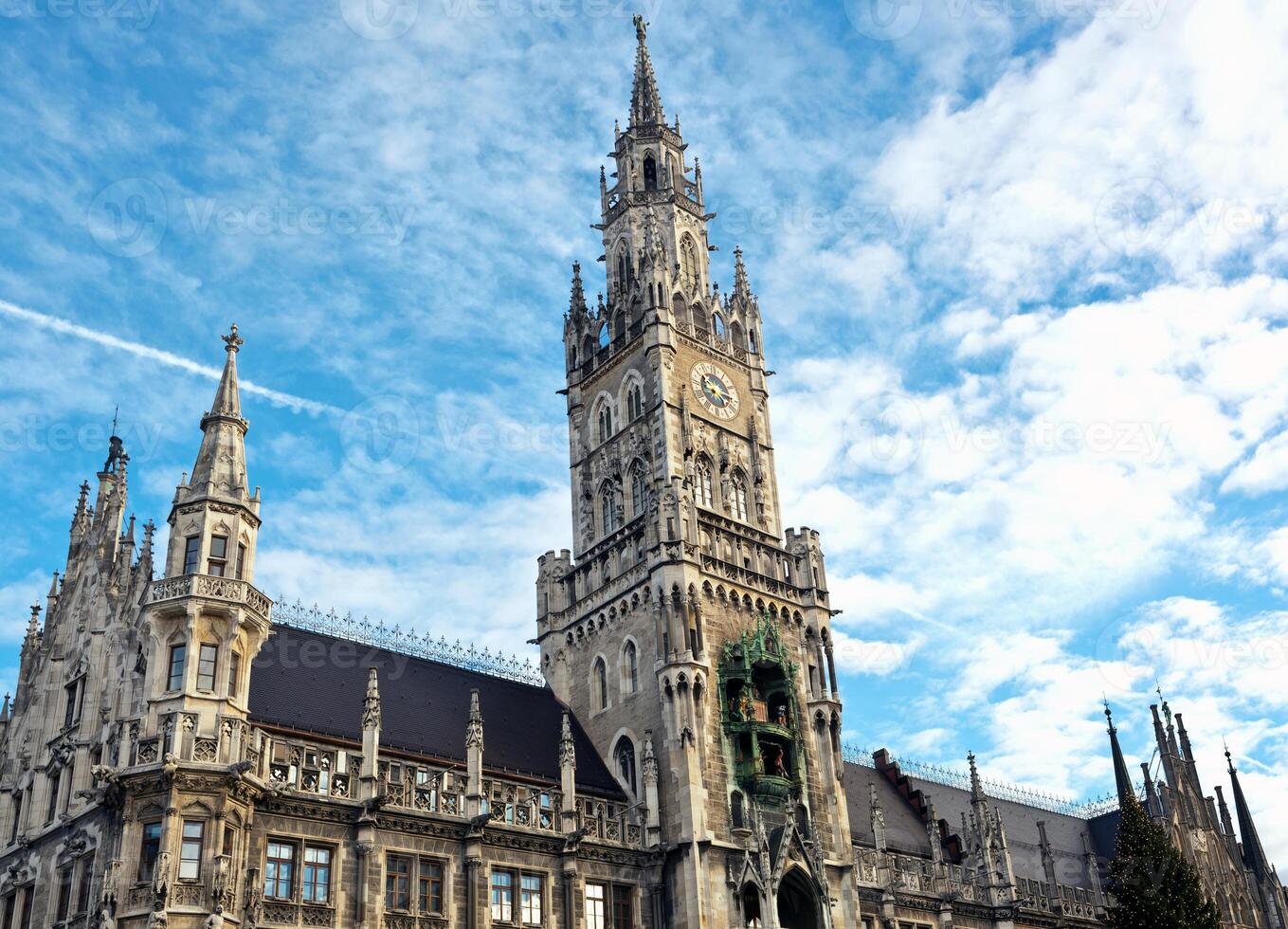 New city hall at Marienplatz Munich photo