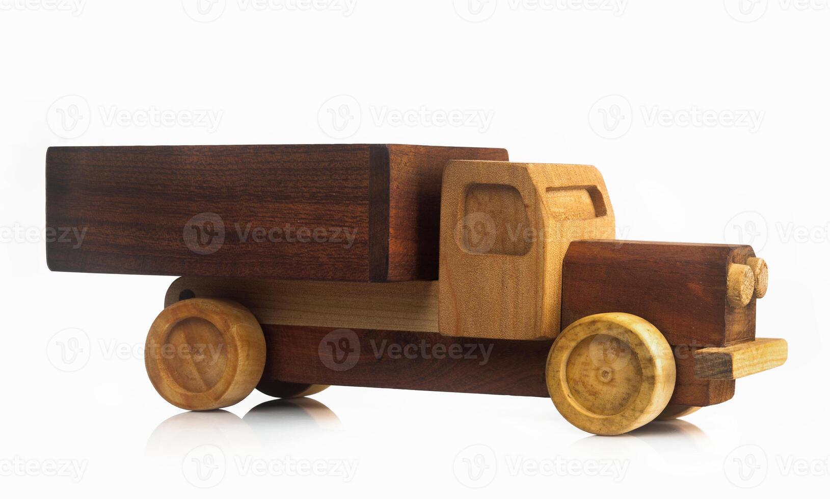 Vintage Toy Car Isolated. photo
