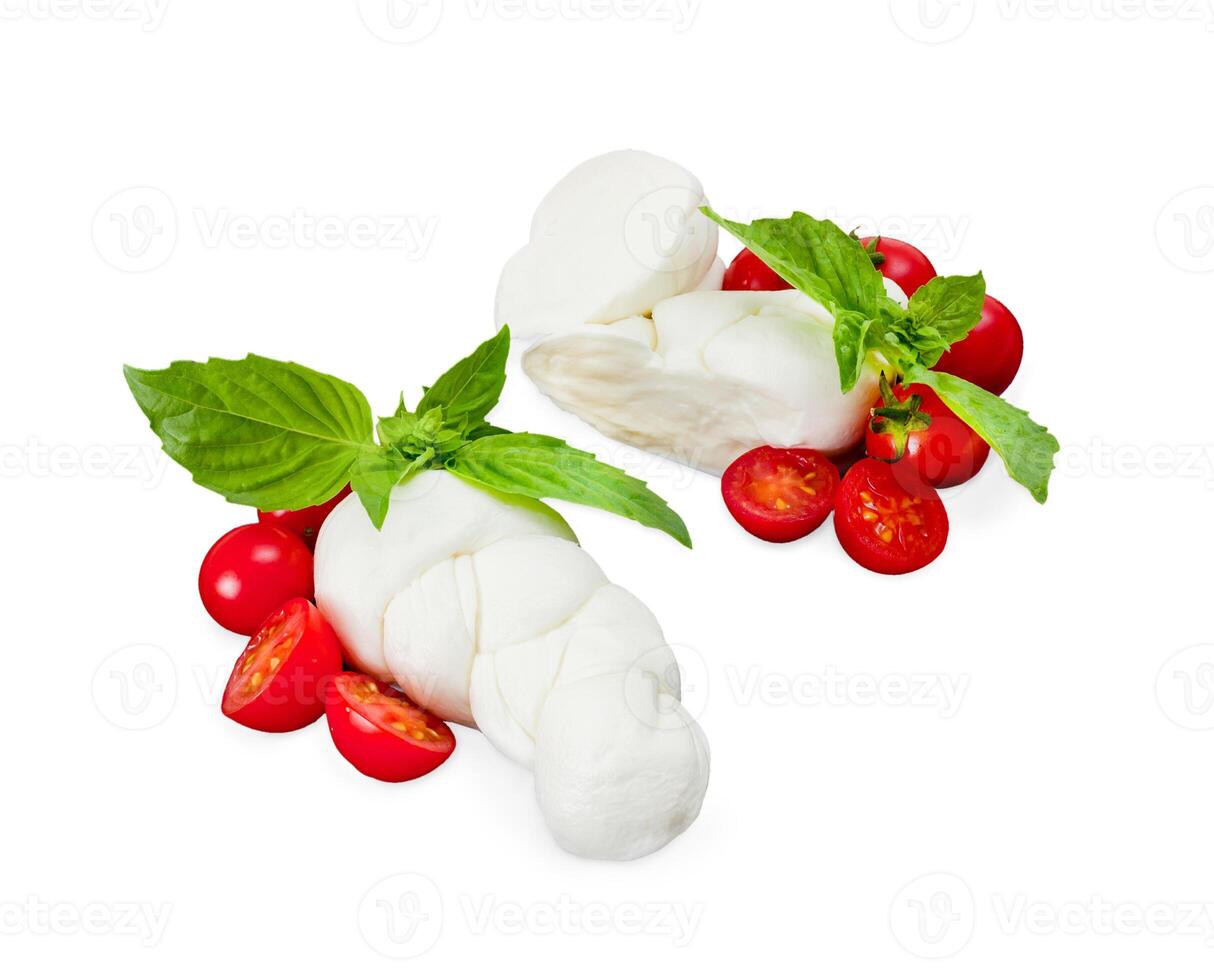 Mozzarella di Bufala, fresh cheese, italian dairy product. photo