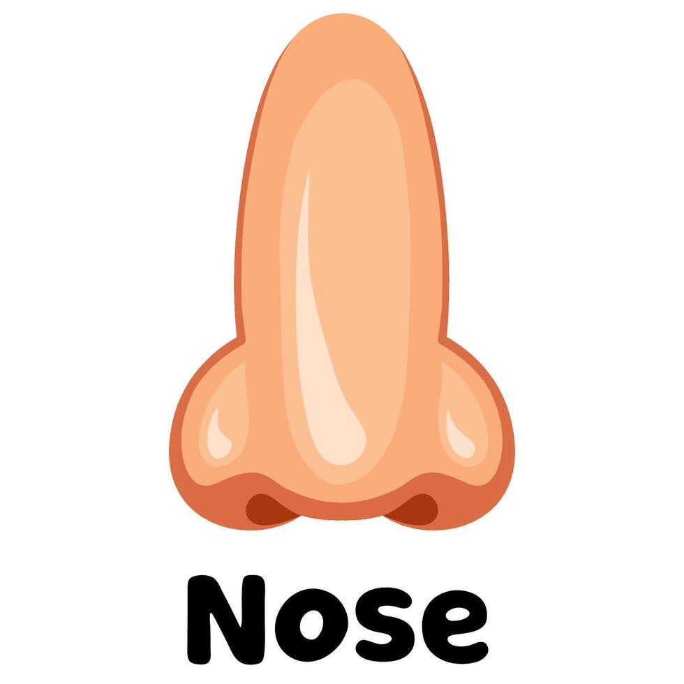 Nose icon illustration vector