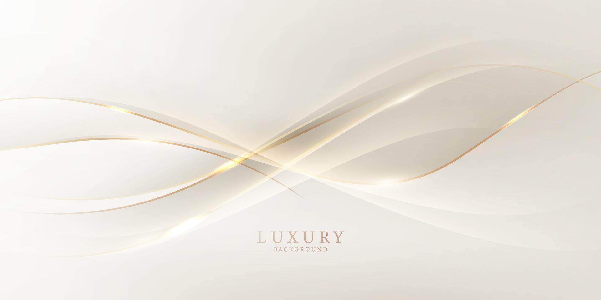 golden abstract background with luxury illustration vector
