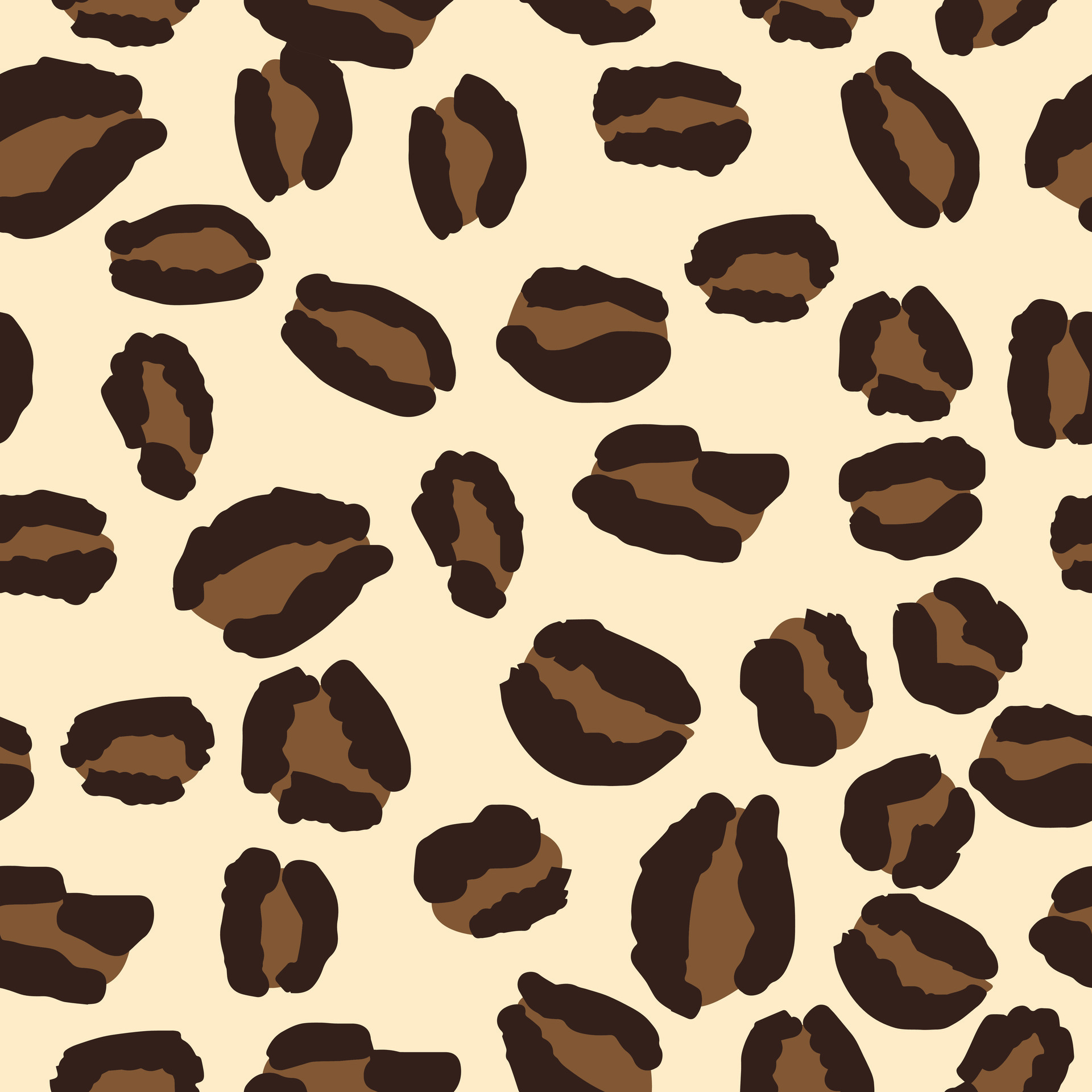 Leopard Print Repeat Pattern Design 44569571 Vector Art at Vecteezy