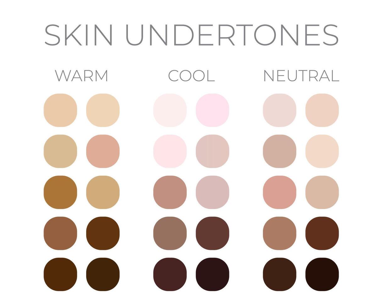 Skin Color Solid Swatches With Warm Cool And Neutral Skin Undertones 44569605 Vector Art At Skin Color Solid Swatches With Warm Cool And Neutral Skin Undertones 44569605 Vector Art At
