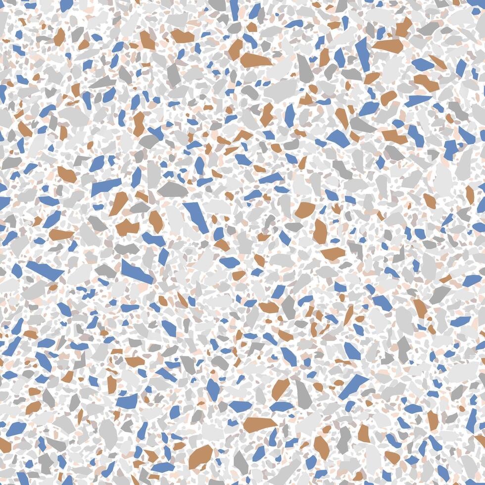 Terrazzo Stone Granite Texture Seamless Pattern Design vector