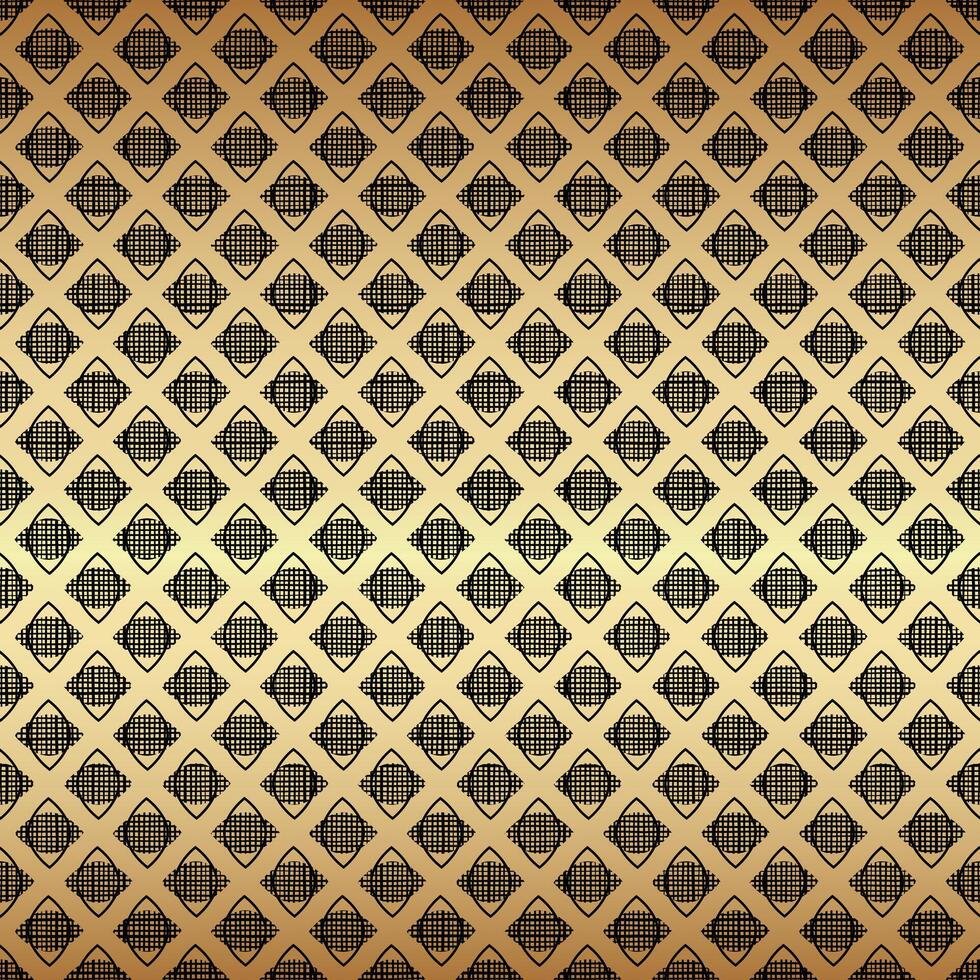 Abstract Gold Geometrical Seamless Pattern Background vector