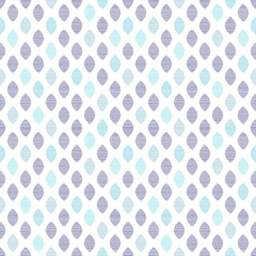 Beautiful Purple and Blue Textured Geometric Seamless Pattern Design with Details on White Background vector