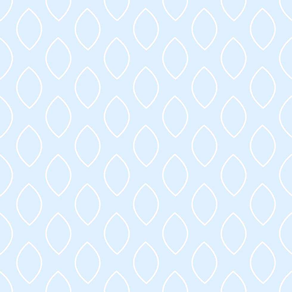 Light Blue Geometric Outline Seamless Pattern Design Background vector