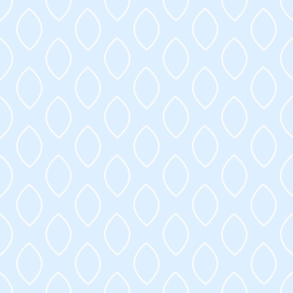 Light Blue Geometric Outline Seamless Pattern Design Background vector