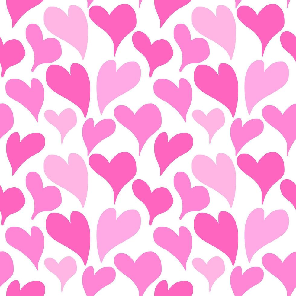 Pink Heart Seamless Pattern Background 44569888 Vector Art at Vecteezy