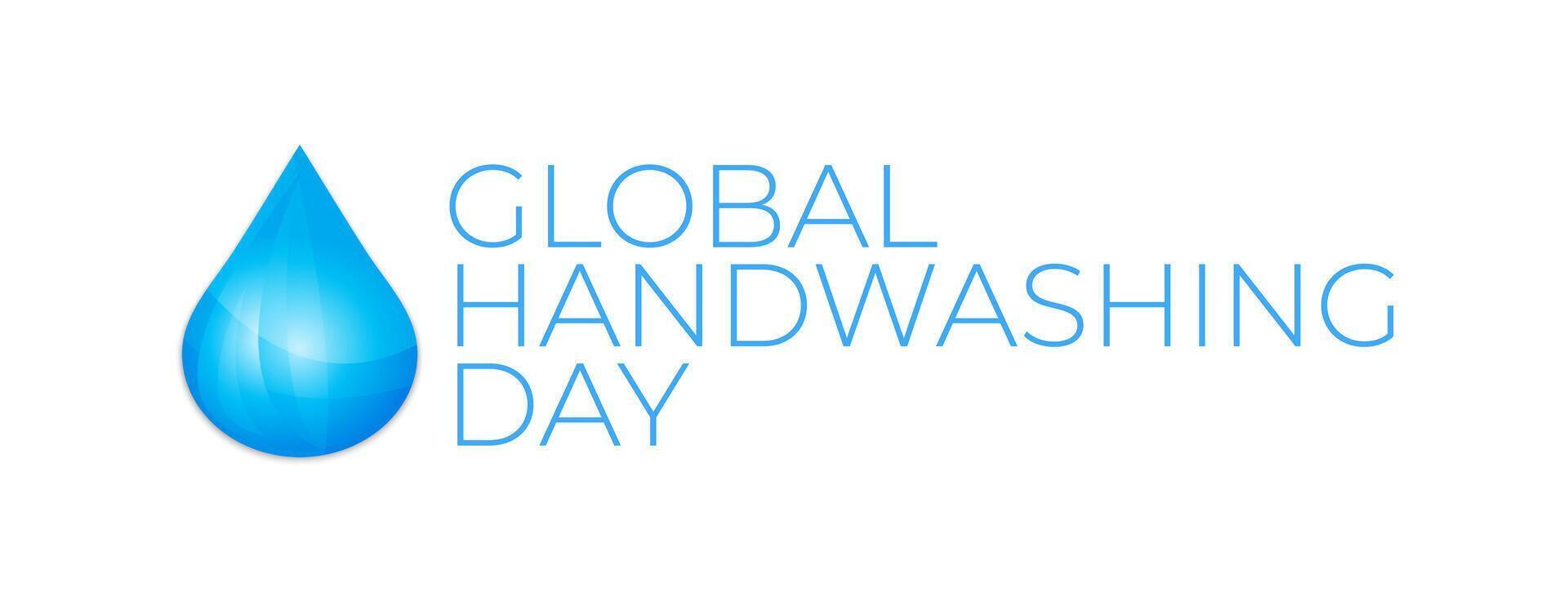 Global Handwashing Day Icon Isolated vector