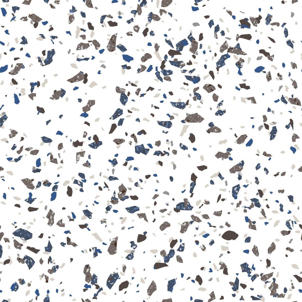 Terrazzo Stone Texture Seamless Pattern Design vector