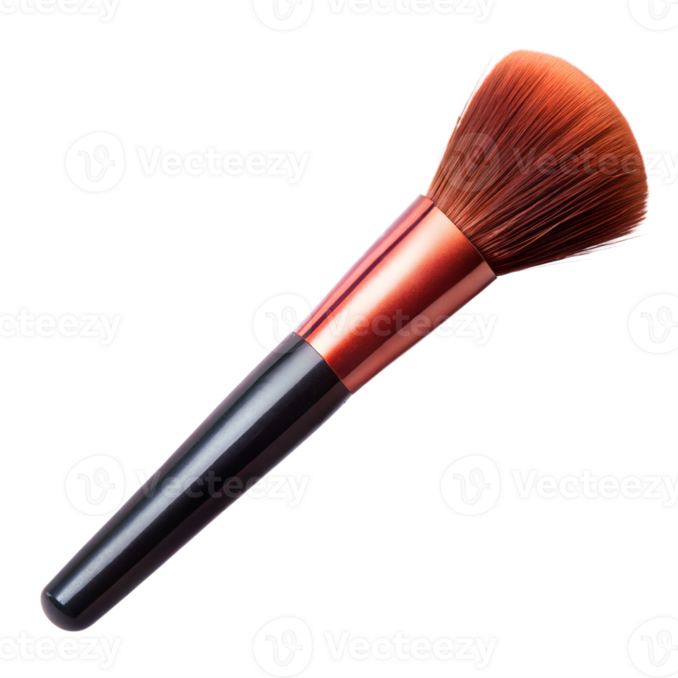 Close-Up of a Single Makeup Brush With a Transparent Background png