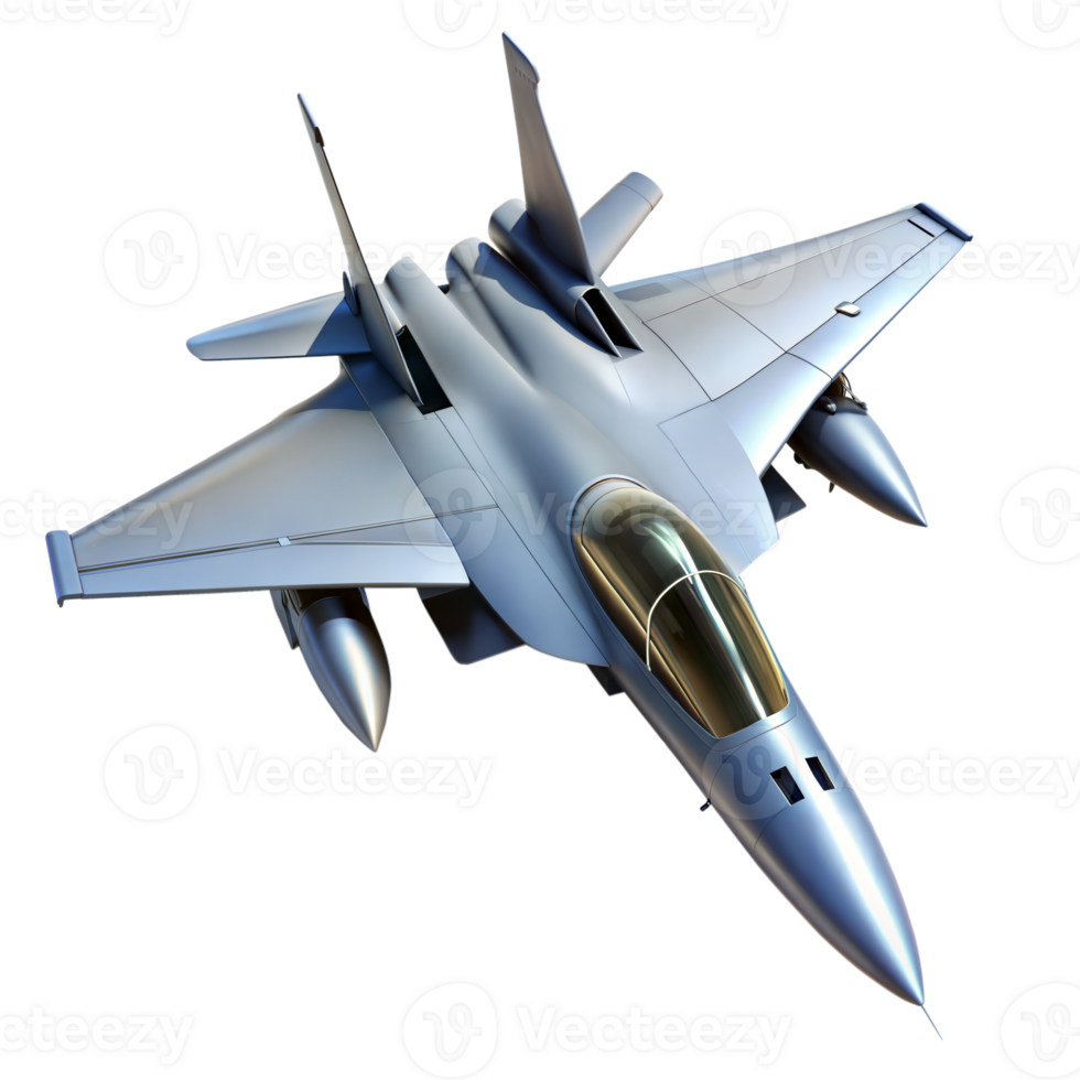 Modern Fighter Jet in a Steep Ascent Against a Transparent Background png