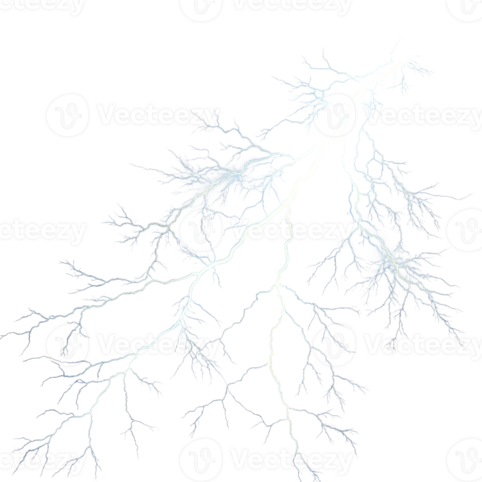 Lightning Image on Transparent Background png