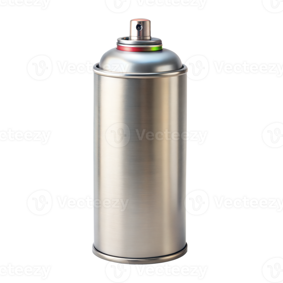 Shiny Spray Can With a Transparent Background Ready for Design Mockups png