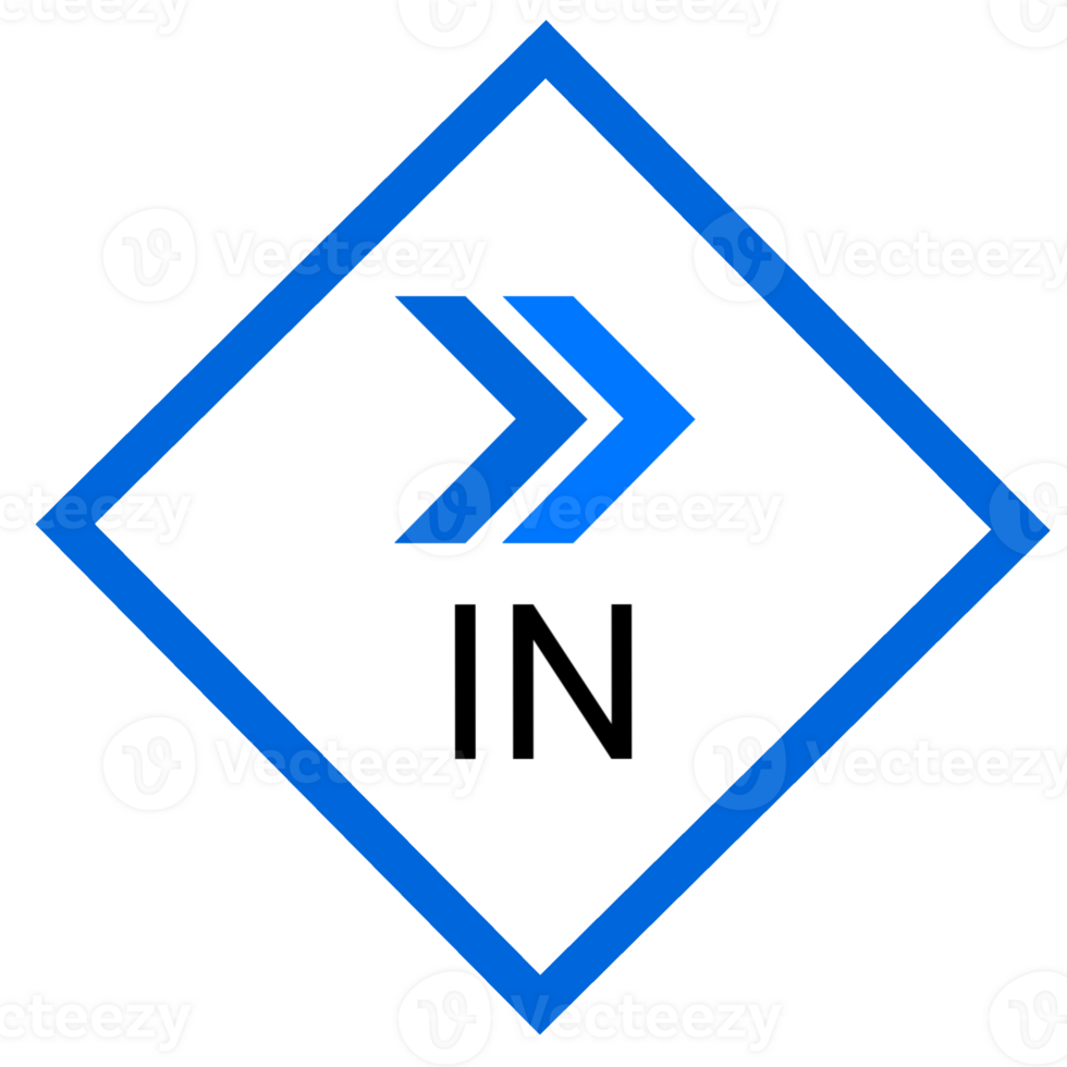 traffico nel icona blu freccia elemento forma png