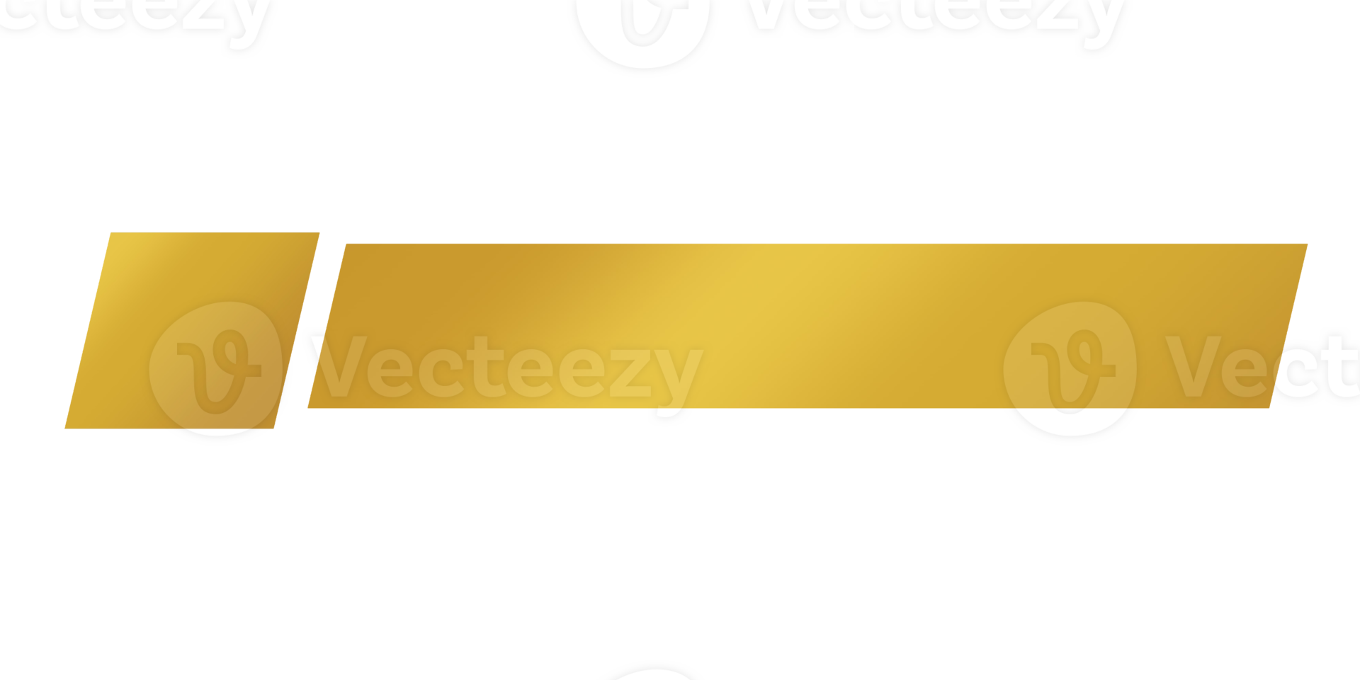 luxury ribbon text box blank gold element, golden ribbon element design template transparent png