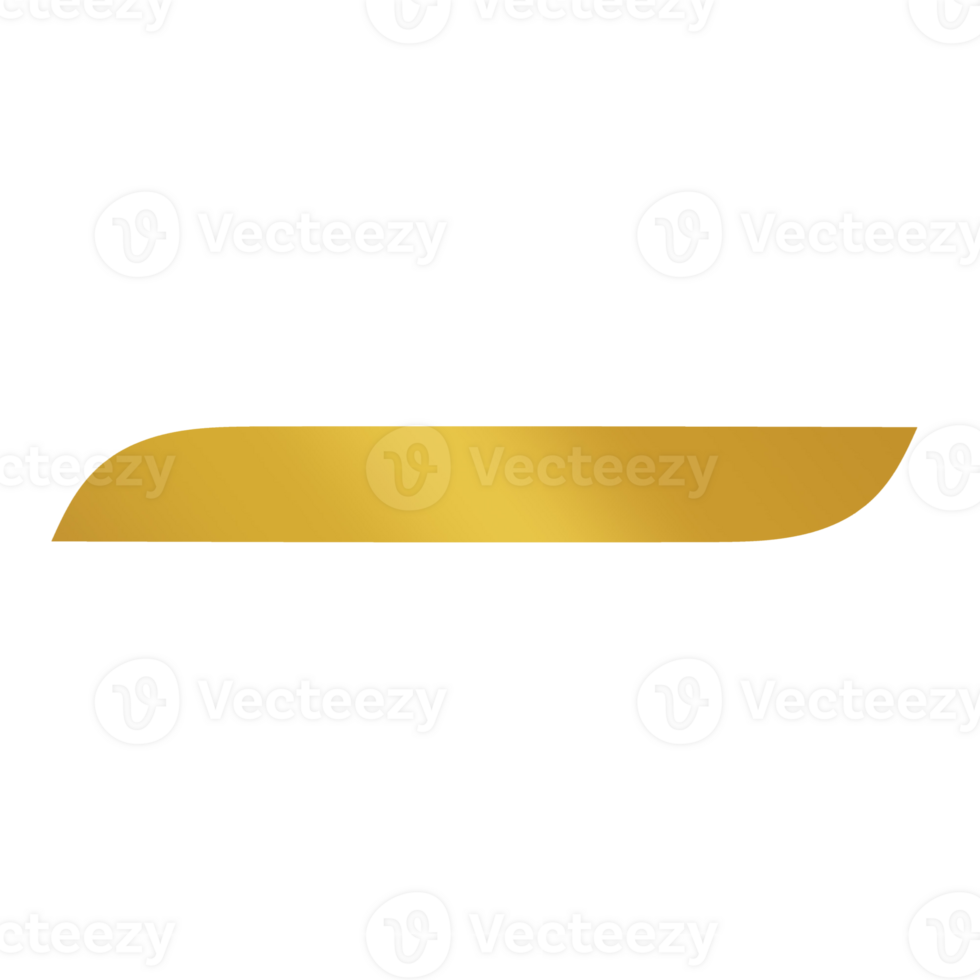 luxury ribbon text box blank gold element, golden ribbon element design template transparent png