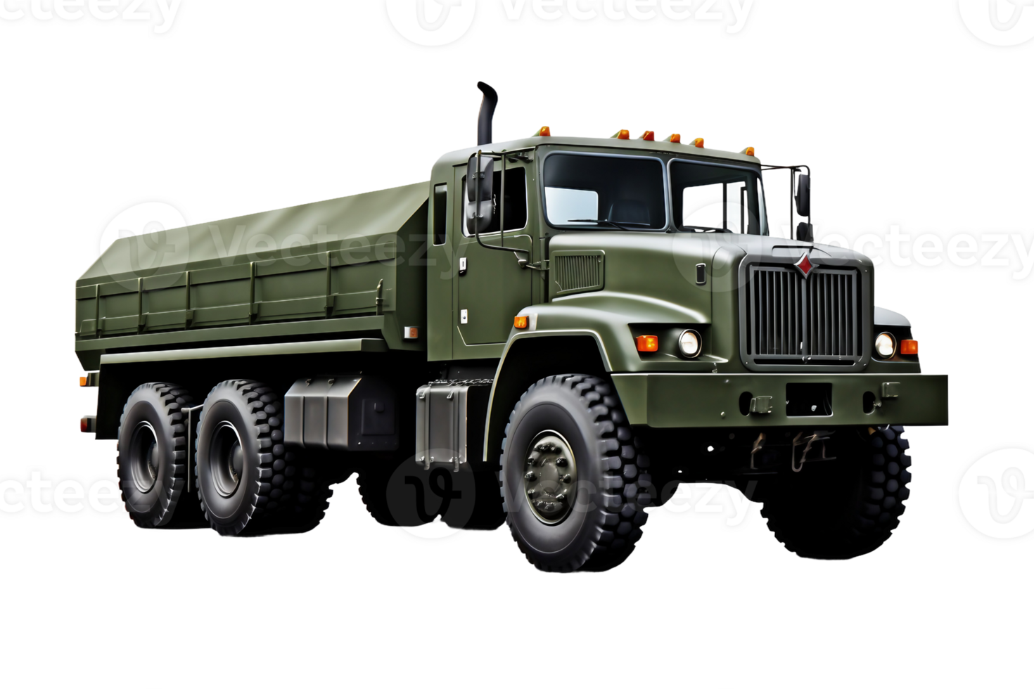 camouflage armée un camion clipart sur transparent Contexte png