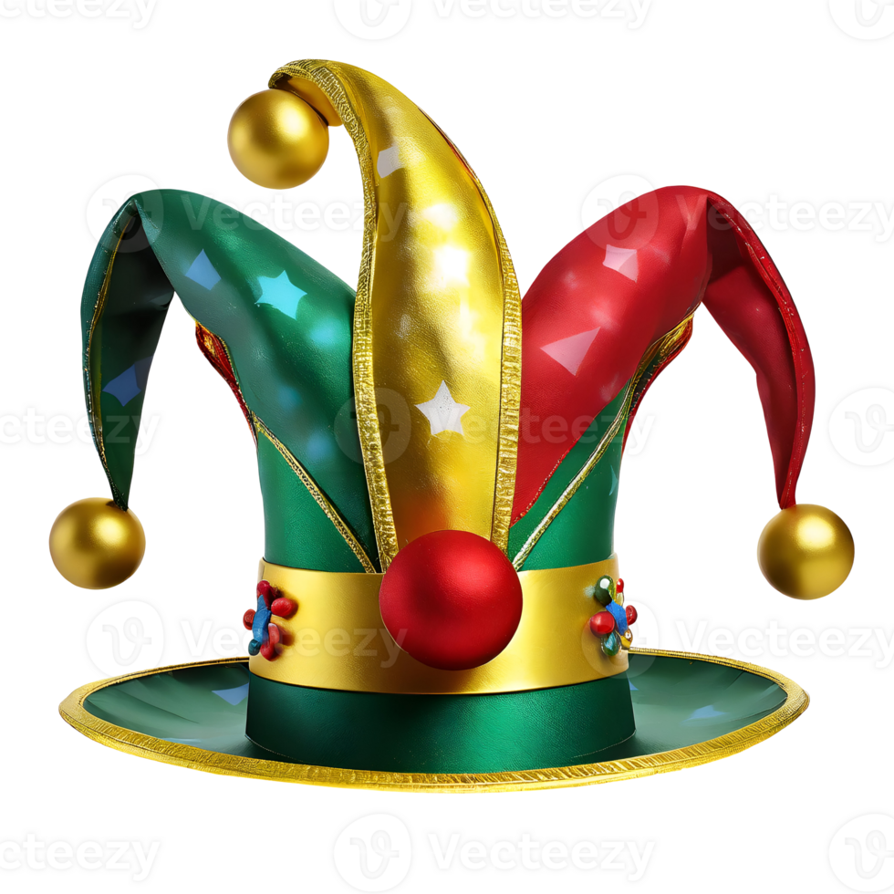 Realistic hat for happy fool's day png