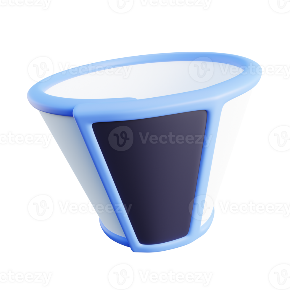 Pet Collar Cone 3D Render png