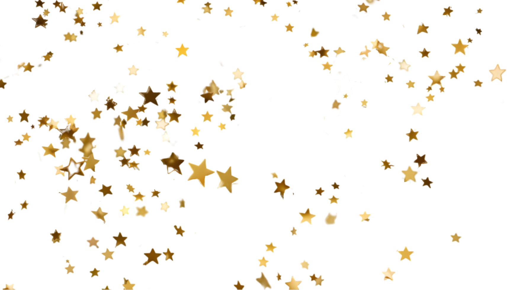 gold stars on transparent background png