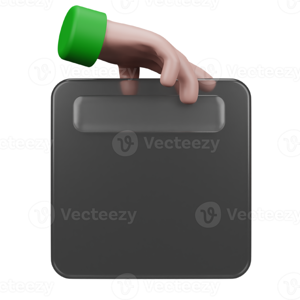 Glassmorphism design with hand shapes png