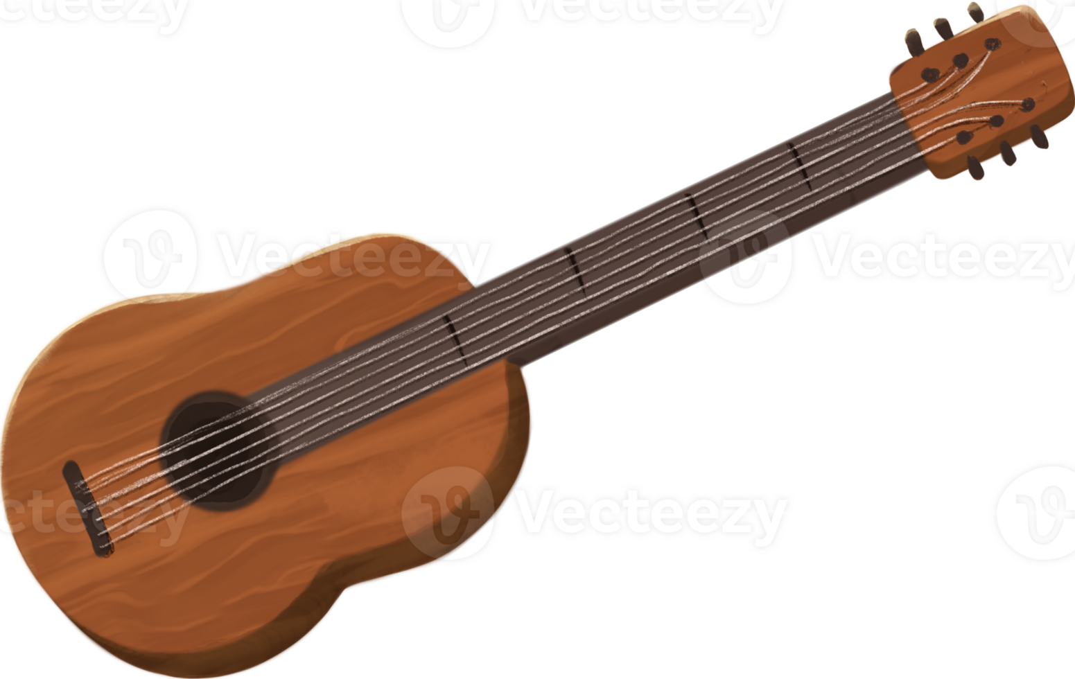 guitarra madera dibujo png