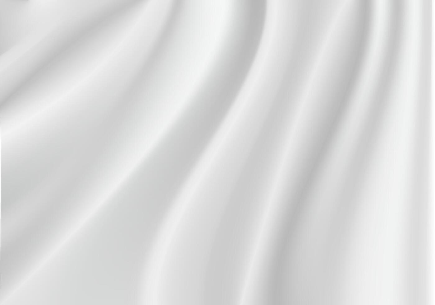 Abstract background luxury white cloth or liquid wave Abstract or white fabric texture background. Cloth soft wave. Creases of satin, silk, and cotton. Use for flag. vector
