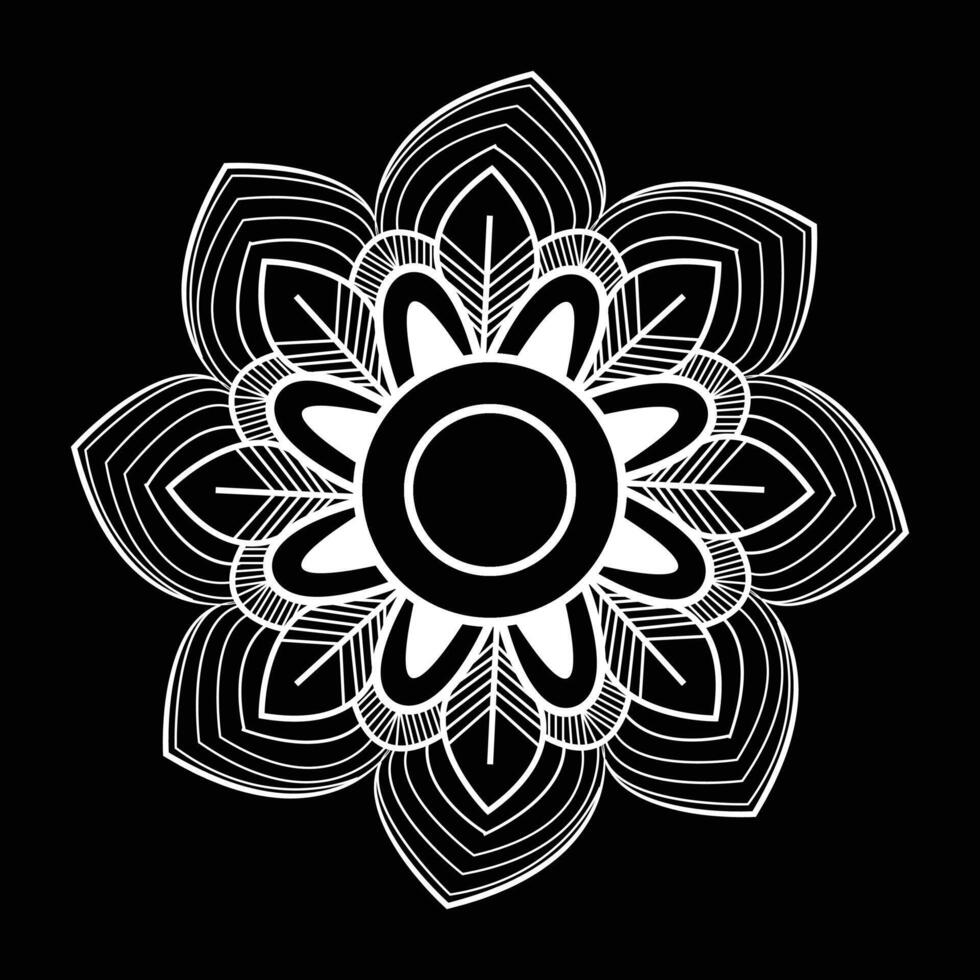 Simple Mandala Art Pattern And Designs for free download vector
