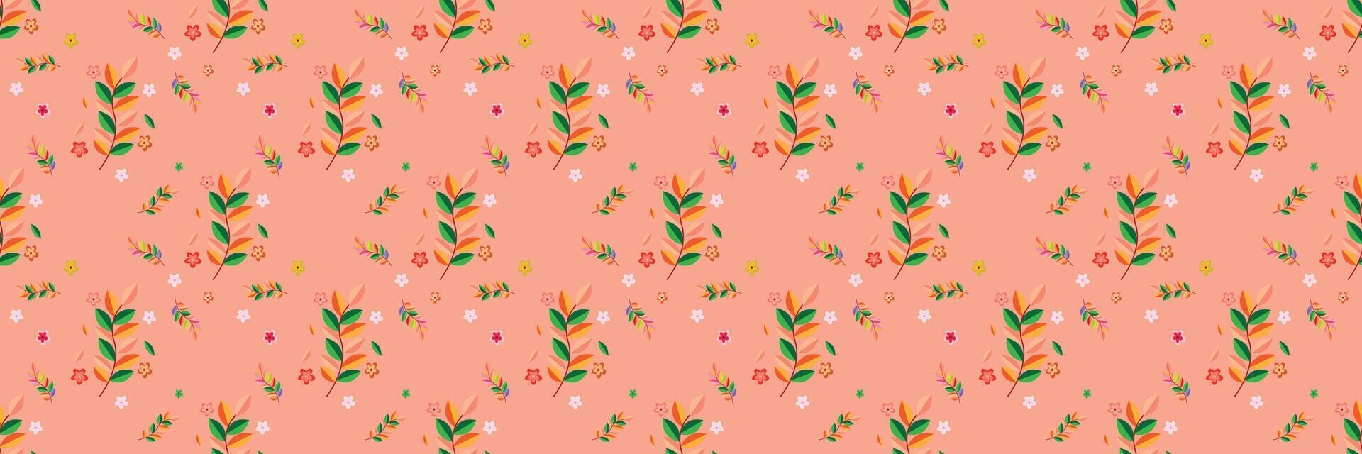 floral vistoso modelo diseño vector