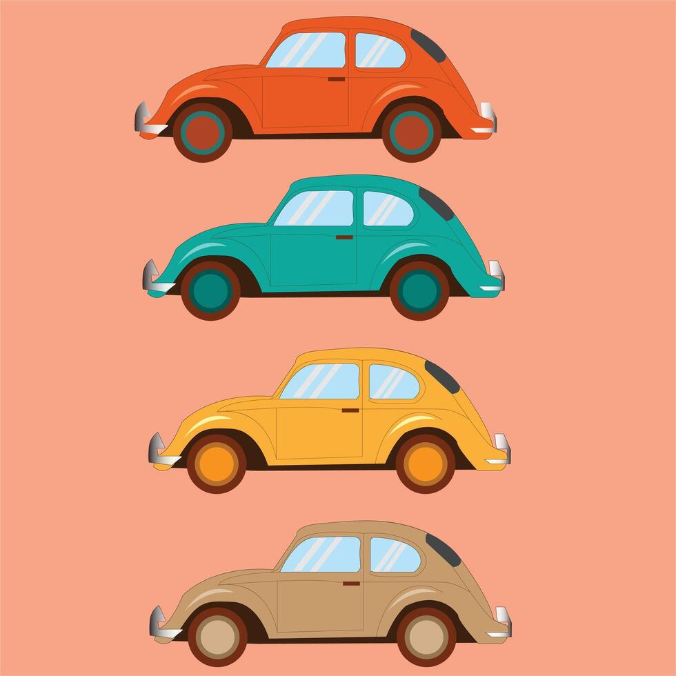 car set cute design vector