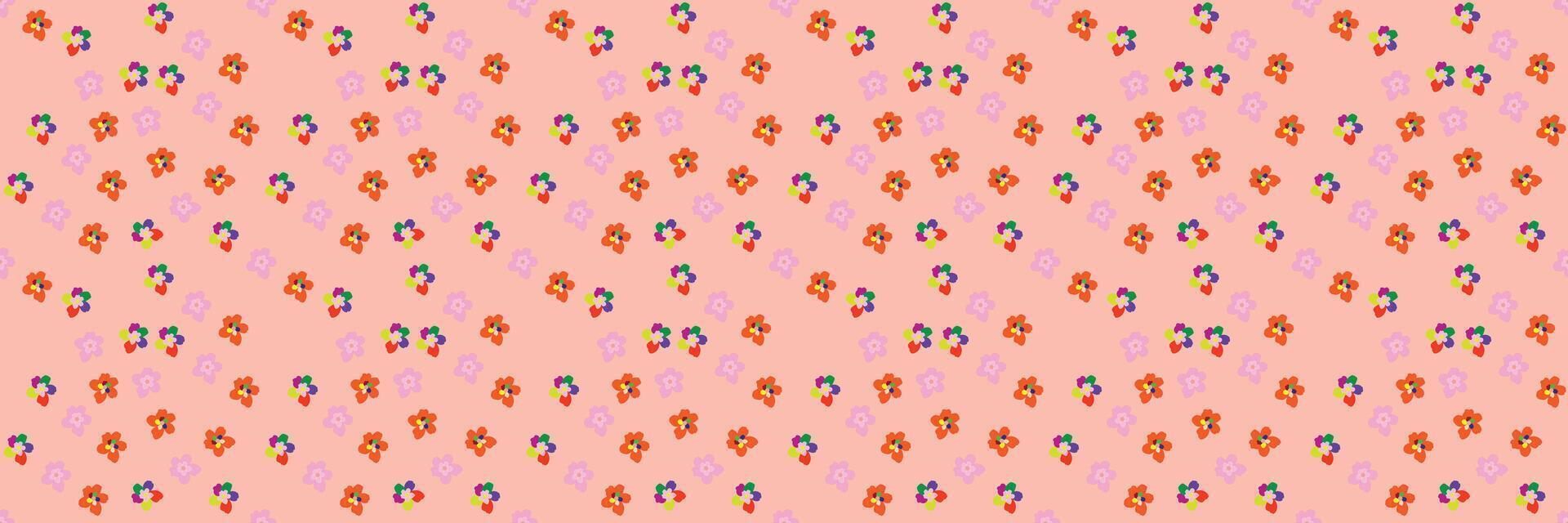 cute simple colorful pattern vector