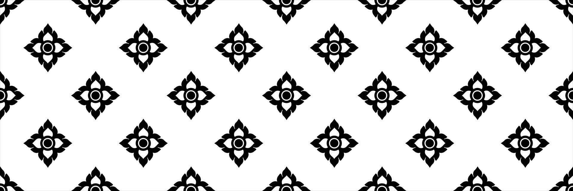 traditional thai pattern vector