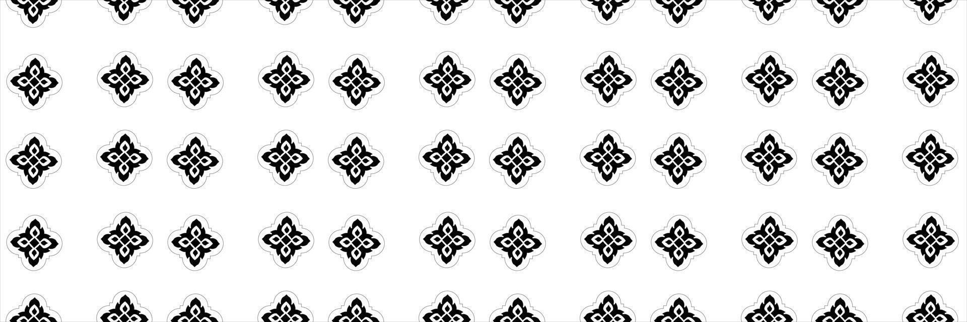 thai pattern design vector