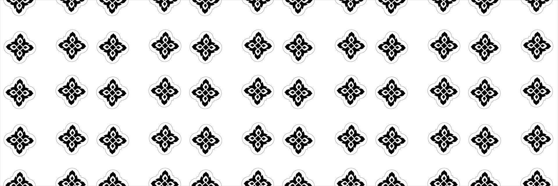 thai pattern design vector