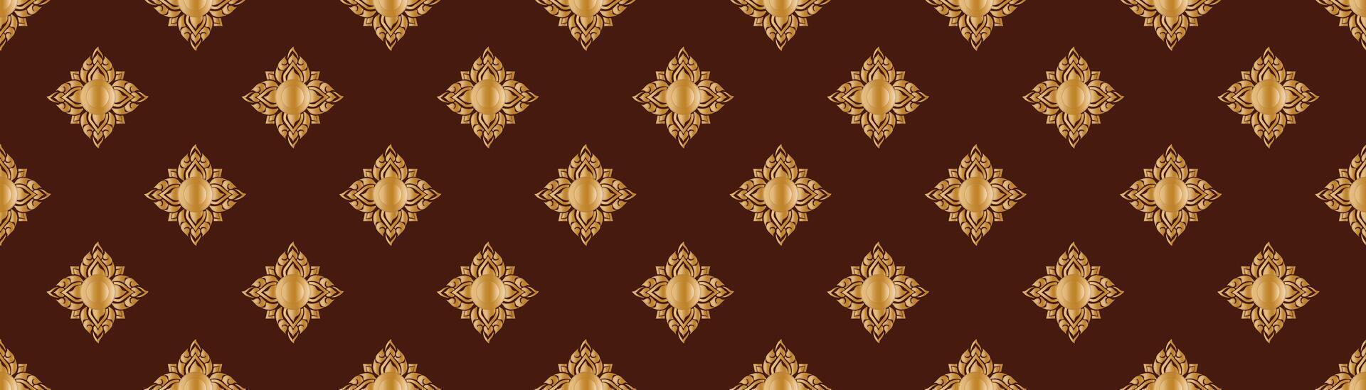 thai pattern design vector