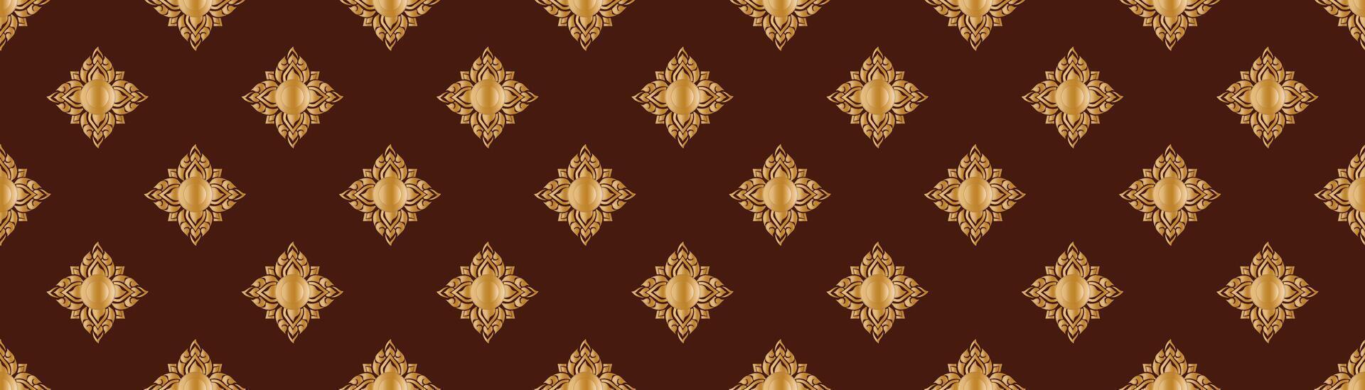 thai pattern design vector