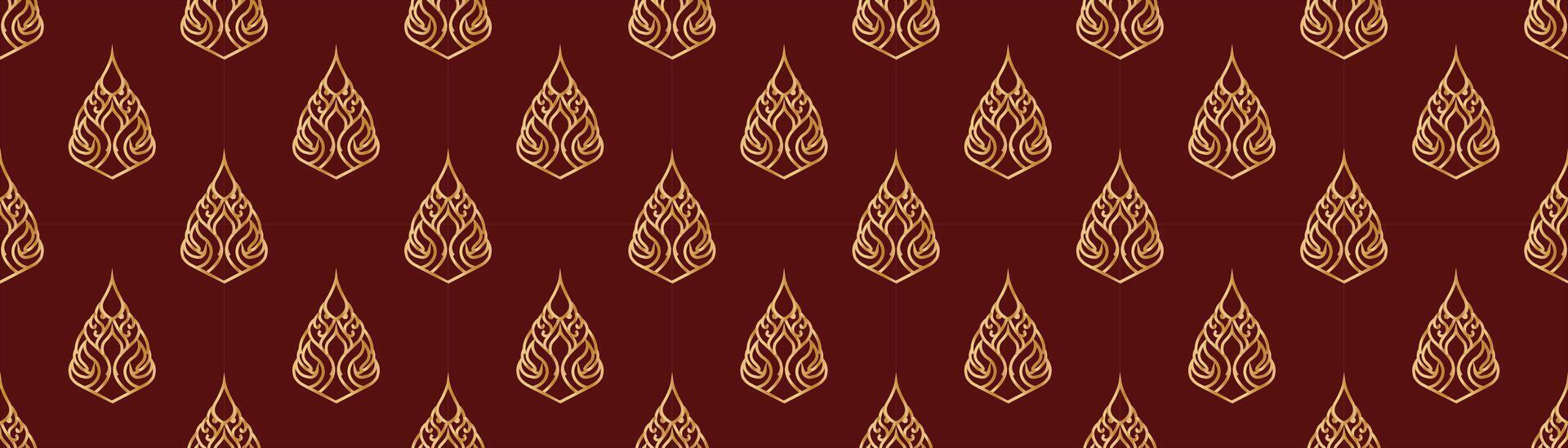 traditional thai pattern vector