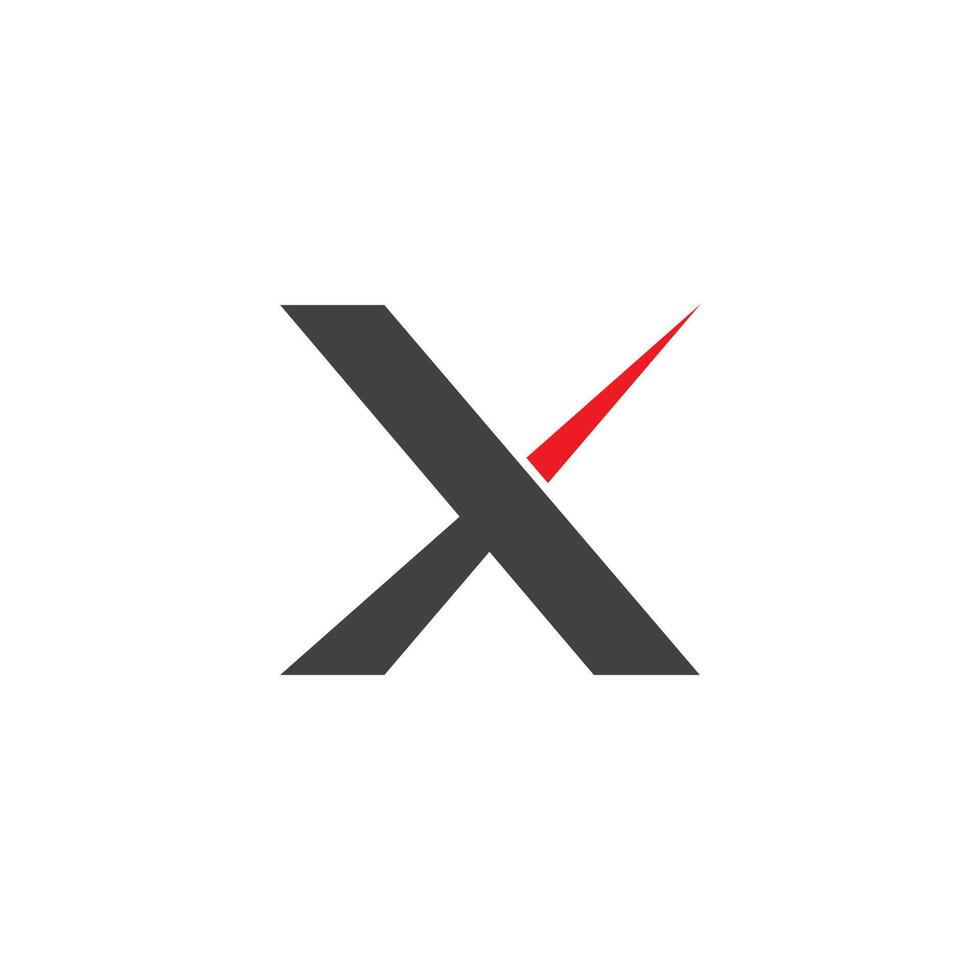 X logo icon illustration vector