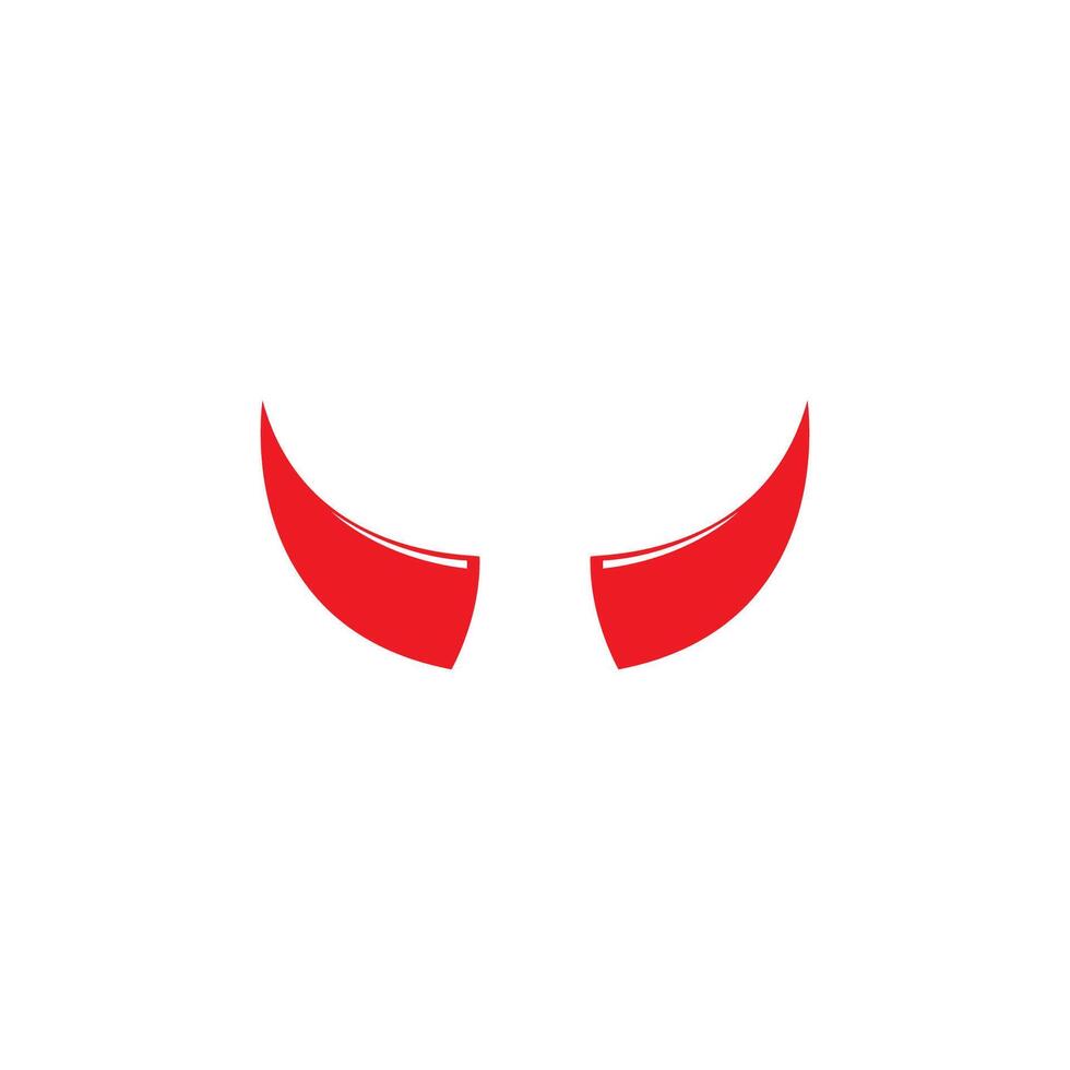 Devil horn icon design illustration Template vector