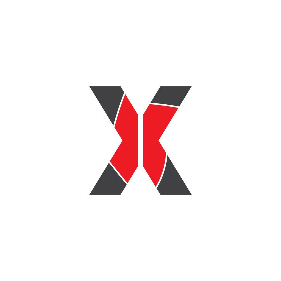 X logo icon illustration vector