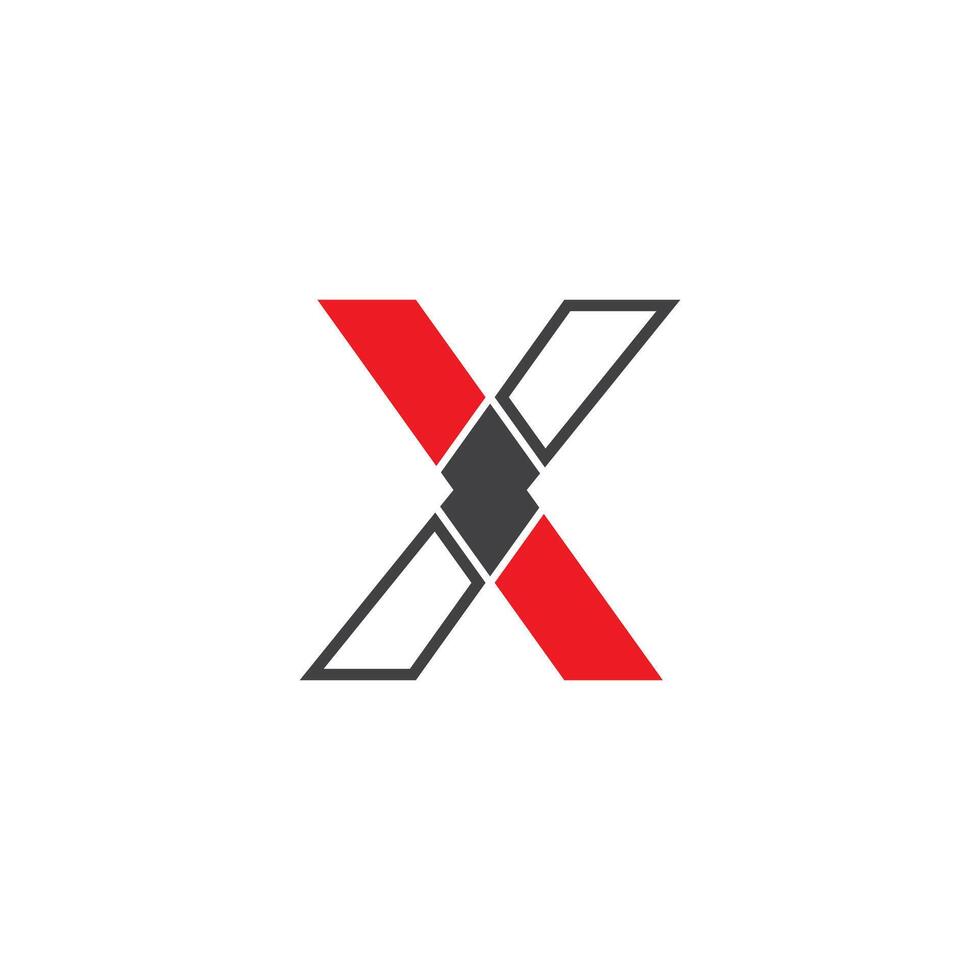 X logo icon illustration vector