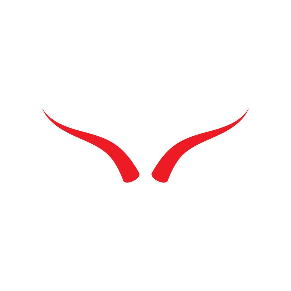 Devil horn icon design illustration Template vector