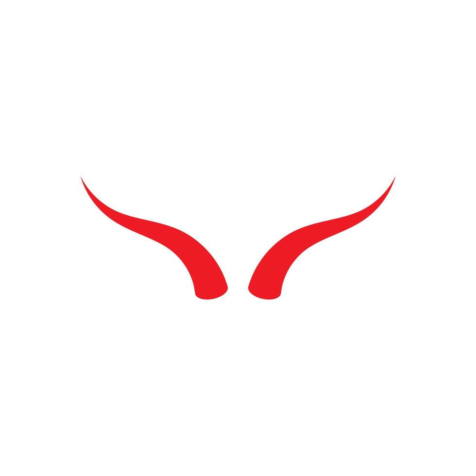 Devil horn icon design illustration Template vector